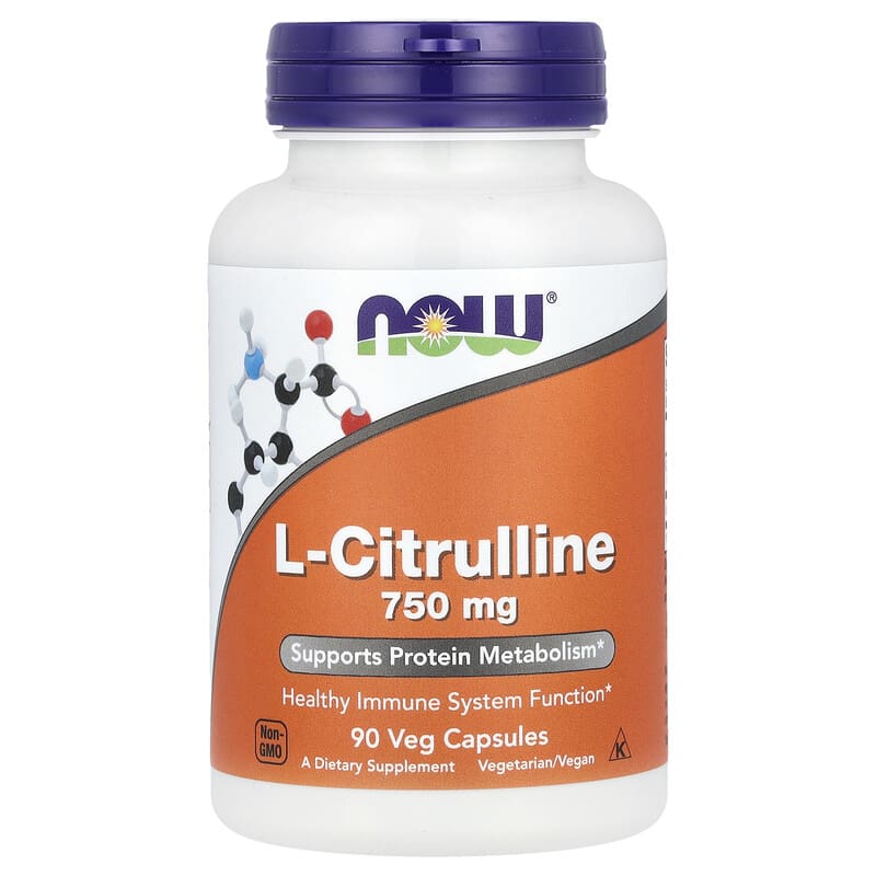 Now Foods L-Citrulline 750 mg 90 caps