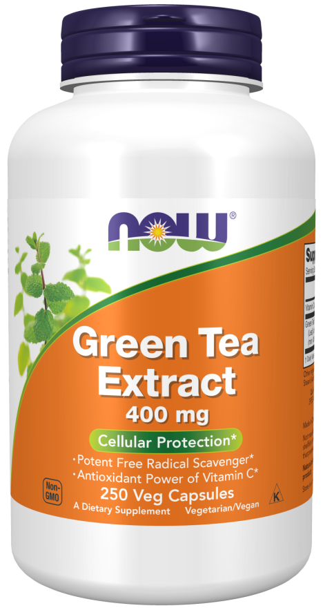 Green Tea Extract 400mg 100 Veg Capsules by NOW..