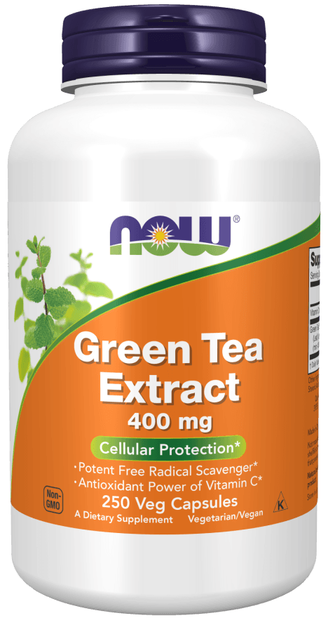 Green Tea Extract 400mg 100 Veg Capsules by NOW..
