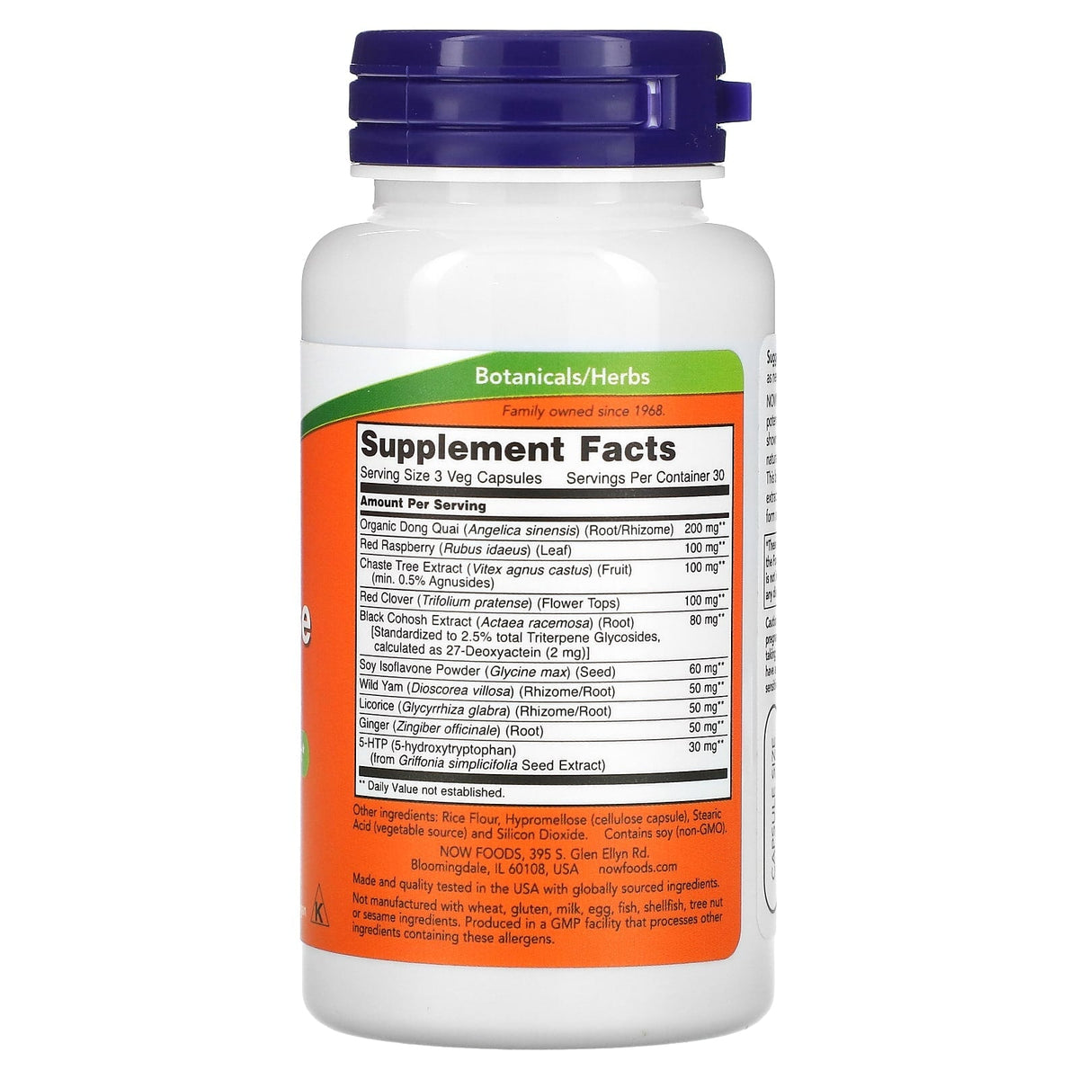 NOW Foods, Menopause Support, 90 Veg Capsules General NOW  - Image 2