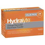 Orange Flavoured Electrolyte Powder 24 Packs - Everyday Rehydration for Dehydration Relief Due to Heat, Travel, Illness & Exercise by Hydralyte – Premium formula crafted for everyday wellness and performance. | Supps247 Australia