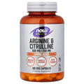 Now Foods Arginine & Citrulline 500 mg
