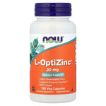 Now Foods L-Optizinc 30 mg 100 Caps