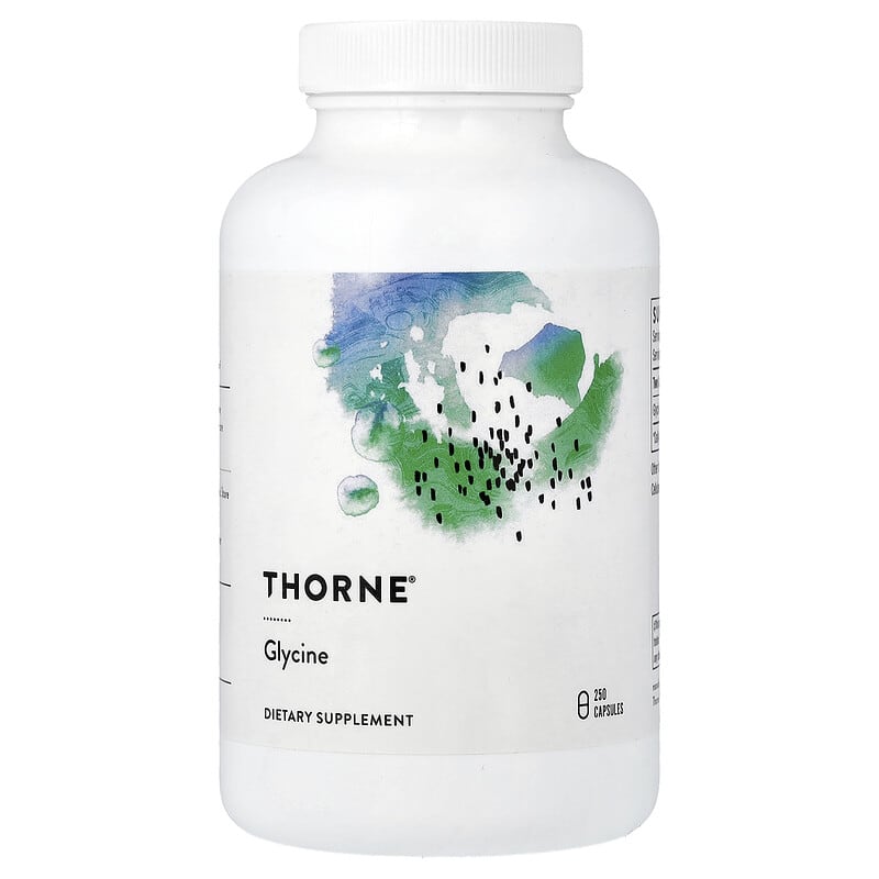 Thorne, Glycine, 250 Capsules (500 mg per Capsule)