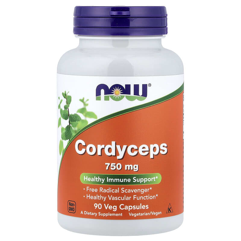 Cordyceps 750 mg by NOW - Image 1