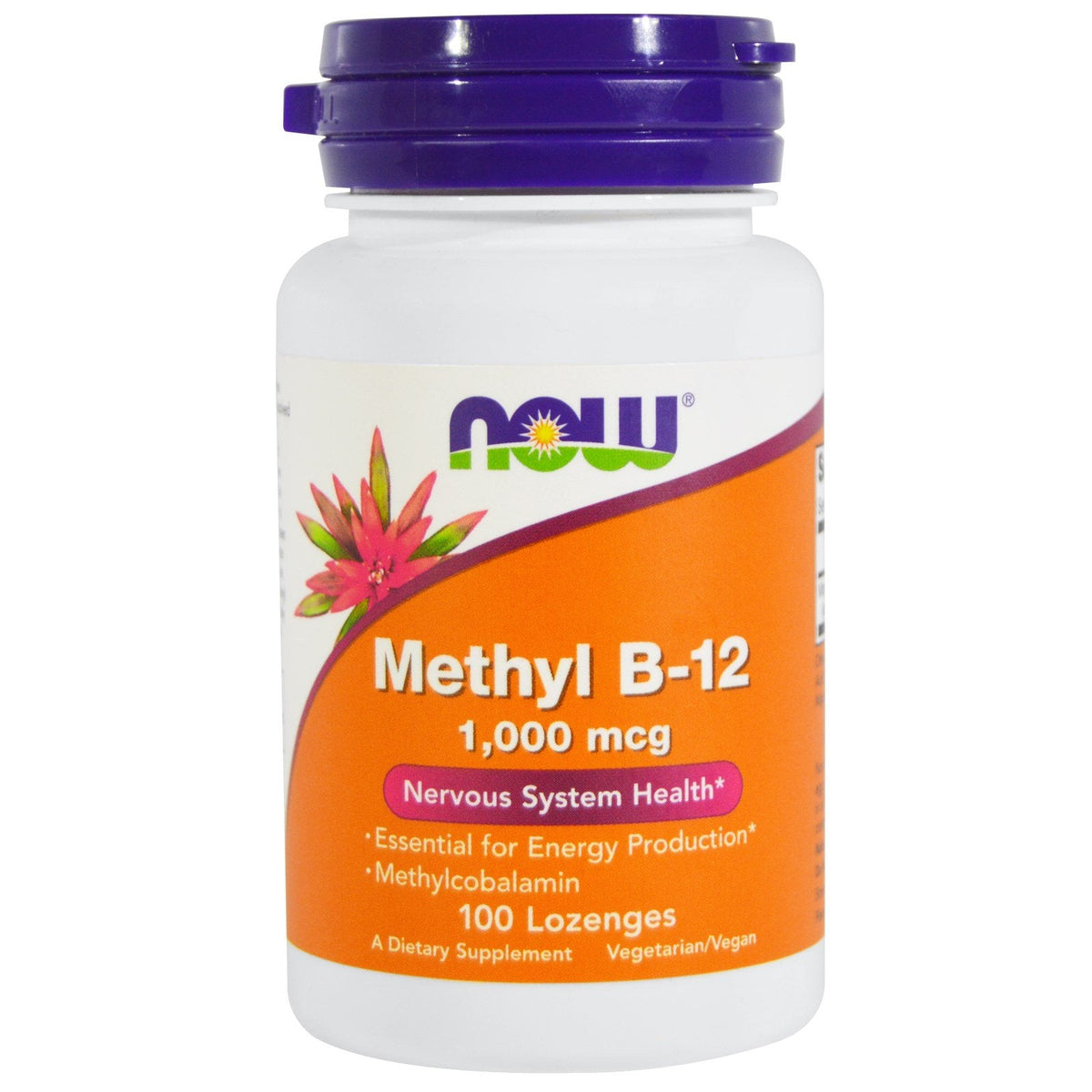 Now Foods Methyl B-12 1000 mcg 100 Lozenges - Image 1