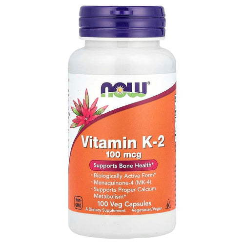 NOW|VITAMIN K-2 100 MCG|100 CAPS