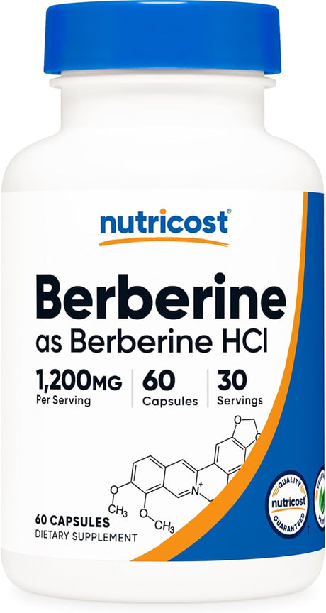 Berberine Hcl 60 Caps Nutricost General Not specified 