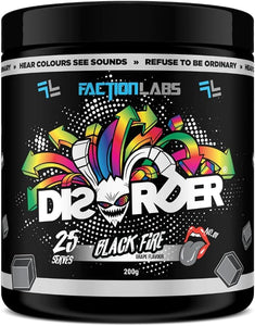 Disorder 25 Serves By Faction Labs General Faction Labs Black Fire 
