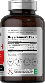 Nitric Oxide Max 3000mg, 120 Count, By Horbaach Horbaach 