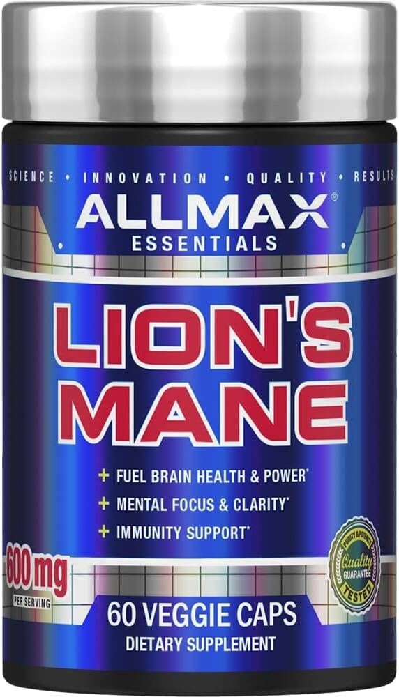ALLMAX Lion’S Mane - 60 Veggie Capsules General Not specified  - Image 1
