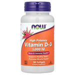 NOW Supplements, Vitamin D-3 1000 IU (180 soft gels)