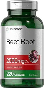 Beet Root 2000mg by Horbaach Vitamins & Supplements SUPPS247 220 Capsules 