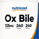 Nutricost Ox Bile Capsules liver support Not specified 125mg 