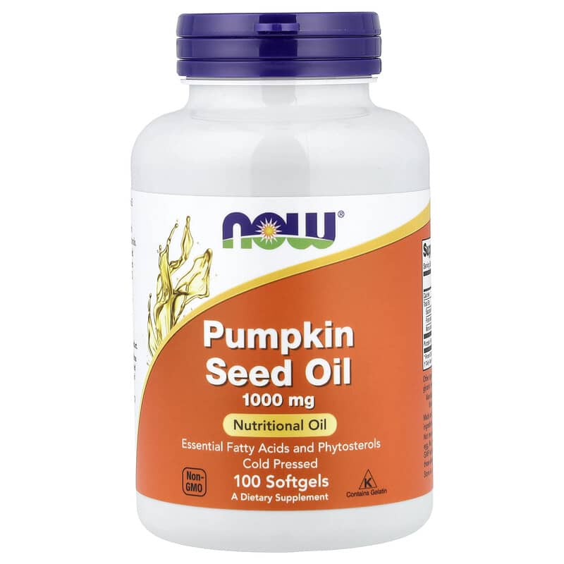 NOW, Pumpkin Seed Oil,  1000mg - Image 1