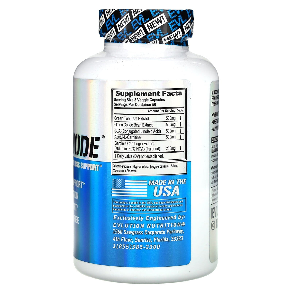 Evlution Nutrition Lean Mode Zero-Stimulant Fat Burners SUPPS247  - Image 2