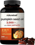 NatureBell Pumpkin Seed Oil 3,000mg  240 Capsules