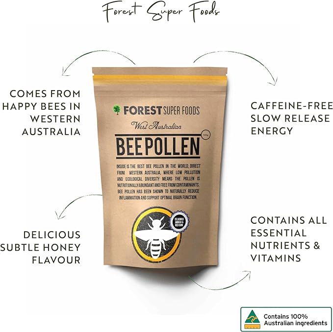 Forest Super Foods Organic Bee Pollen Antioxidants SUPPS247  - Image 2