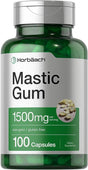 Mastic Gum Capsules 1500mg 100 Count By Horbaach General HORBACH 