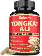 Tongkat Ali Root Extract by SAtoomi Vitamins & Supplements SUPPS247 90 Capsules 