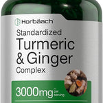 Turmeric & Ginger Supplement 3000 mg By Horbaach General Not specified 60 Soft Gels 