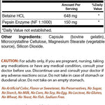 Best Naturals Betaine HCL 648mg 250 Capsules General Not specified 
