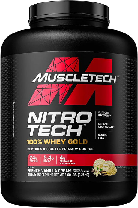 MuscleTech Nitro Tech 100% Whey Gold Back to results Not specified 5 lbs Rich Chocolate 