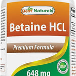 Best Naturals Betaine HCL 648 mg 250 Capsules General Not specified 