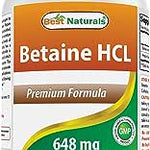 Best Naturals Betaine HCL 648mg 250 Capsules General Not specified 