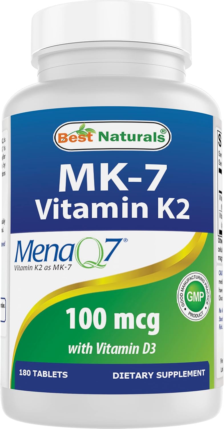 Best Naturals Vitamin K2 (MK7) with d3 5000 General Not specified  - Image 1