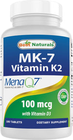 Best Naturals Vitamin K2 (MK7) with d3 5000 General Not specified 