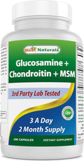 Glucosamine Chondroitin and MSM Joint Pain Relief by Best Naturals