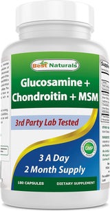 Glucosamine Chondroitin and MSM Joint Pain Relief by Best Naturals