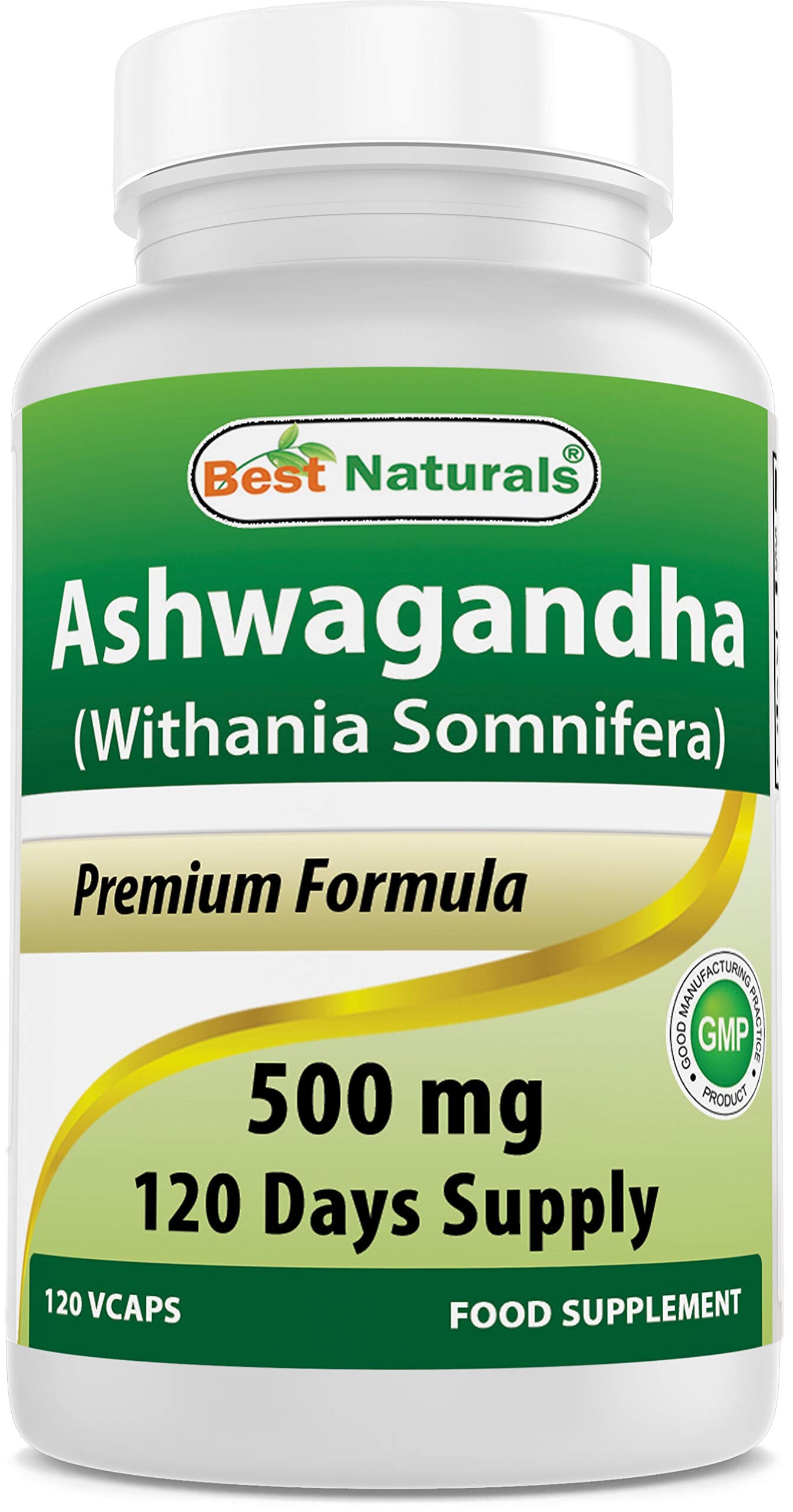 Best Naturals Ashwagandha 500 mg, 120 Capsules Back to results SUPPS247 