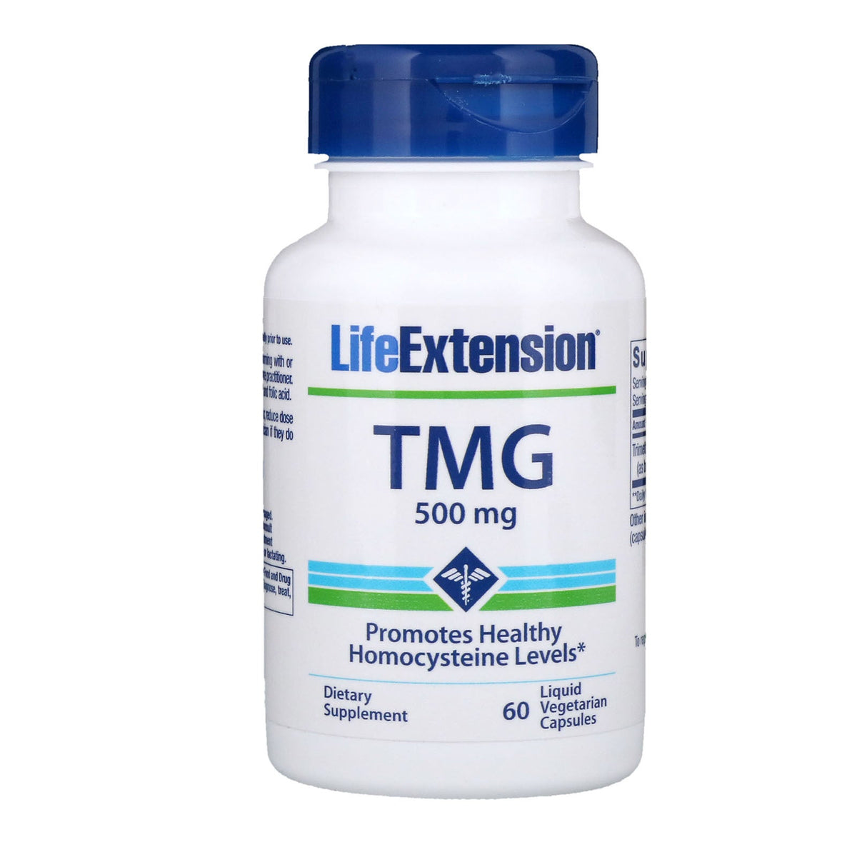 Life Extension TMG Liquid Vegetarian Capsules,500mg- 60 Count
