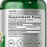 Mastic Gum Capsules 1500mg 100 Count By Horbaach General HORBACH 