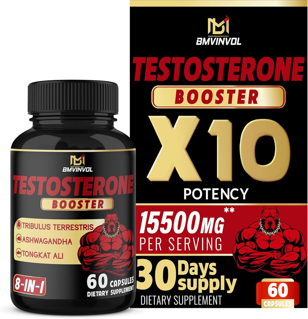 Natural Testosterone Booster for Men Test booster , Libido Booster SUPPS247 