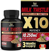 Milk Thistle Capsules 10250 mg (3 Months Supply)