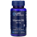 Life Extension Vitamin B6 250 mg 100 Vegetarian Capsules