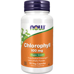 NOW Foods, Chlorophyll, 100 mg, 90 Veg Capsules