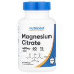 Nutricost Magnesium Citrate, 420 mg, 60 Capsules