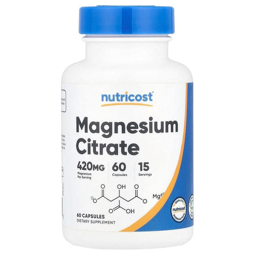 Nutricost Magnesium Citrate, 420 mg, 60 Capsules