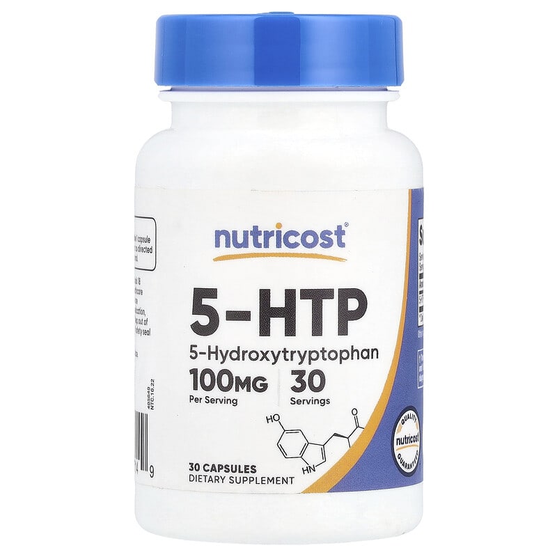 Nutricost 5-HTP, 100mg, 30 Capsules - Image 1