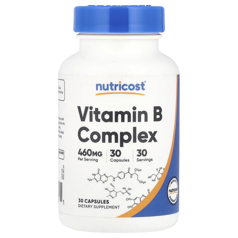 Nutricost Vitamin B complex, 460 MG, 30 serves - Image 1