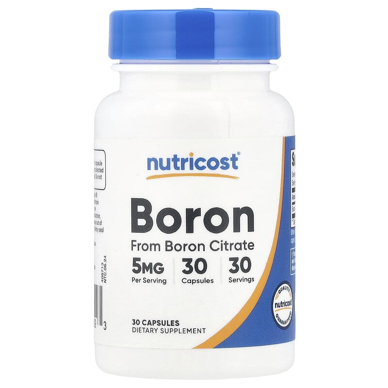 Nutricost Boron, 5mg, 30 Capsules - Image 1
