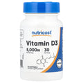 Nutricost Vitamin D3, 5000 IU, 30 Capsules