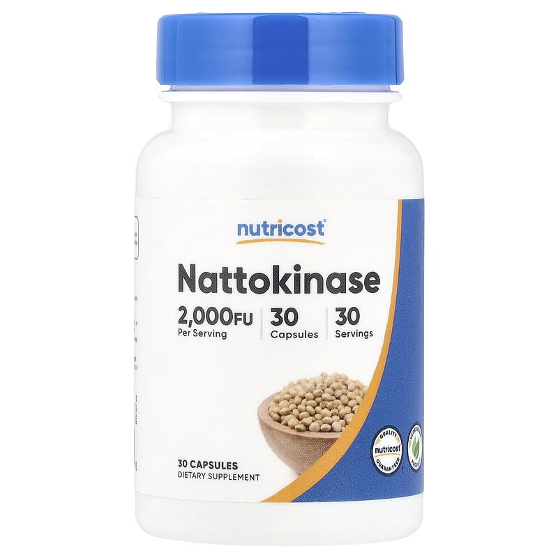 Nutricost Nattokinase, 2000FU, 30 Capsules - Image 1