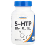 Nutricost 5-HTP, 200mg, 30 Capsules