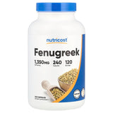 Nutricost, Fenugreek, 240 Capsules (675 mg per Capsules)