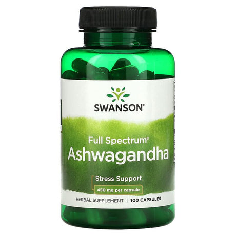 Swanson, Ashwagandha, 450 mg, 100 Capsules General Not specified 